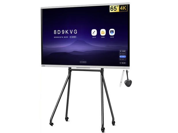 GOODVIEW会议一体机/S6款LF65GA/65寸/内置安卓系统11.0/4G+32G内存/4K 高清/智能笔·传屏器·移动支架