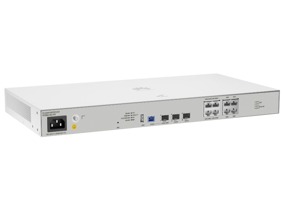华为坤灵  多合一融合光网关 F1002-AC-H1（含10GE光模块），内置AC漫游控制器功能，支持无源分光网络