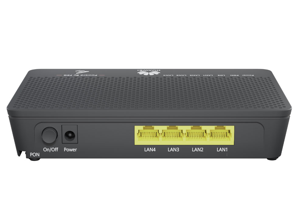 华为坤灵  光终端 F100D-4G  内置固定GPON光口上行，4个GE电口
