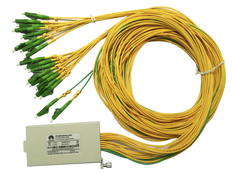 华为坤灵  ODN SPL2605 盒式封装光分路器-2:16。SPL2605可以独自集成于FDT或者FAT中，也可以封装于托盘式分光器SPL9201中用于ODF和FDT中实现分光功能