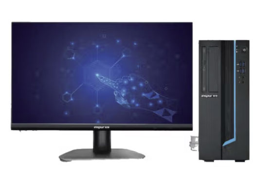 浪潮CE520Z 国产信创自主可控台式机电脑  兆芯KX-U6780A/8G/256G SSD/2G独显（风华2号  FH2显卡）（1G/独显）/光驱/键盘鼠标/13升/23.8英寸显示器 