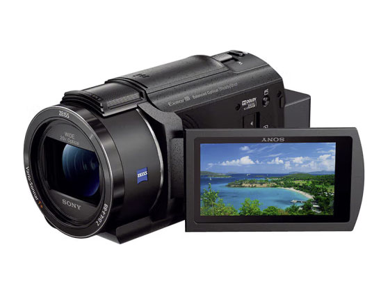 索尼（SONY）FDR-AX45A 4K高清数码摄像机 黑色 (5轴防抖 快捷编辑 约20倍光学变焦）