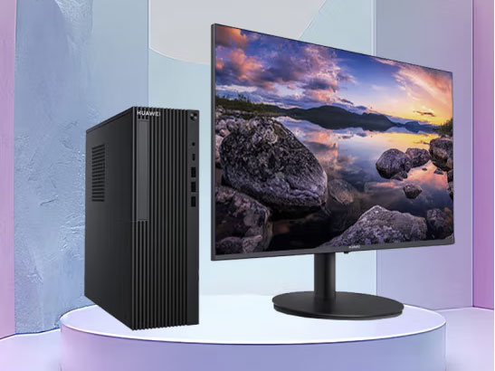 华为（HUAWEI）擎云W515x-B056 国产化信创台式机电脑  麒麟9000C/16GB+512GB/有线键鼠/光驱/300瓦电源/KOS试用版/23.8显示器