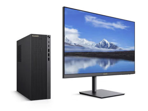华为（HUAWEI）擎云W585x-A026 国产化信创电脑台式机  麒麟9000C/8GB+512GB/有线键鼠/180瓦电源/KOS试用版/无光驱/23.8显示器