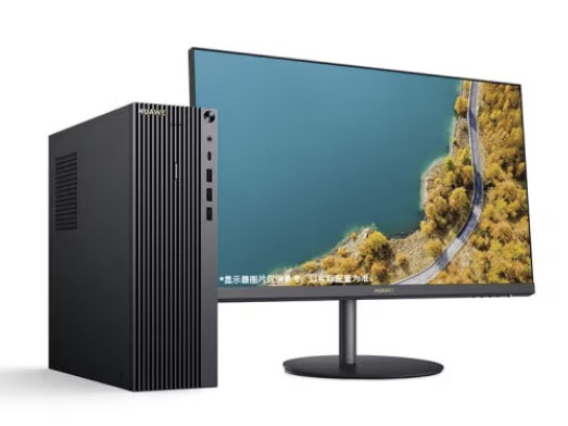 华为（HUAWEI）擎云W525 PGUW-WBX0K1 国产化信创台式机电脑   (集成显卡 盘古M900 8GB+512GB)/KOS/无wifi/无光驱/23.8显示器