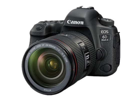 佳能EOS 6D Mark II 全画幅单反 高清 照相机6D2套机