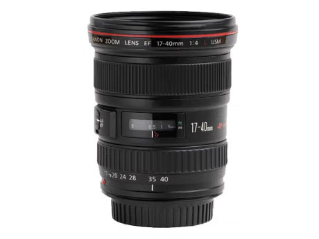 99新  佳能（Canon）EF 17-40mm f4L USM单反广角变焦红圈扫街变焦镜头