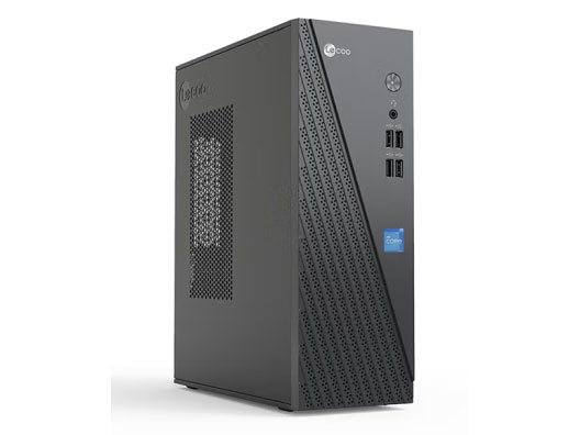 联想来酷 Lecoo商务办公台式电脑主机  D4000   I5-12450H/16G/512GSSD/串口/WiFi/有线键鼠
