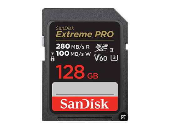 闪迪SDSDXEP  V60 6K 读280M   64G  128G  256G  512G 
