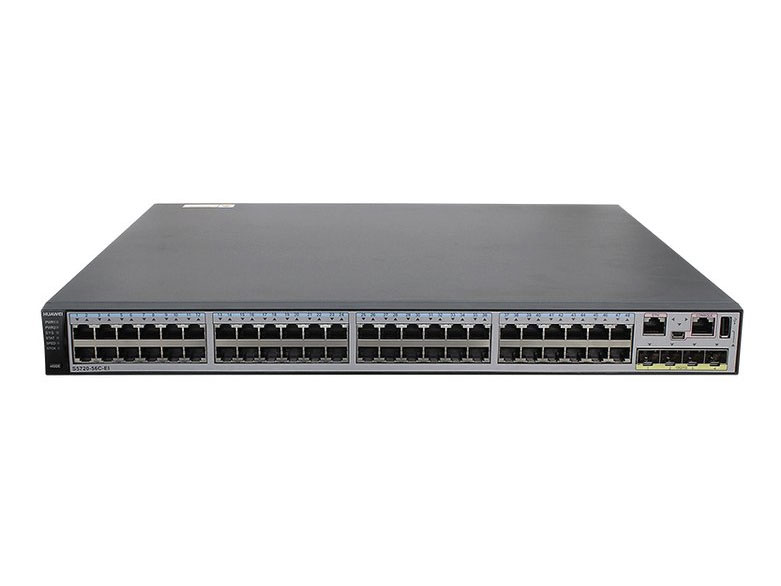 华为S5720-56C-EI-AC交换机48个千兆电4个万兆光口核心汇聚企业级