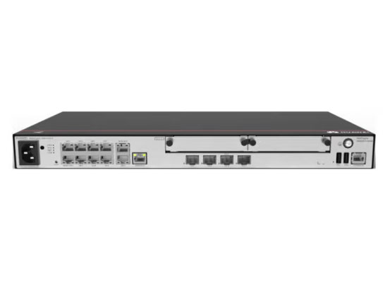 华为AR6121EC-S企业级千兆路由器 1*GE光+3*GE Combo+8*GE 网管型四核处理器VPN中小企业 