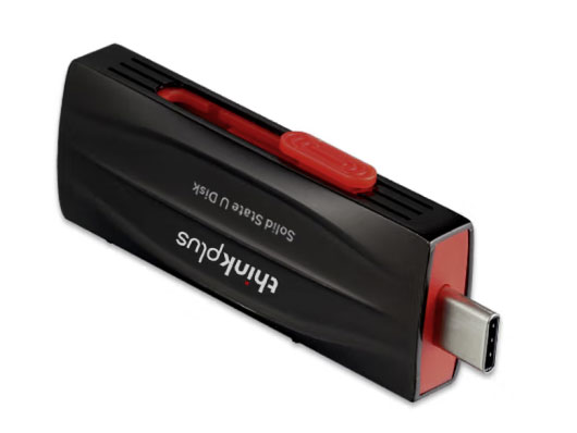 联想ThinkPlus TSU301 固态U盘USB3.1 Type-C双接口 高速传输金属  128G 256G 512G 1T