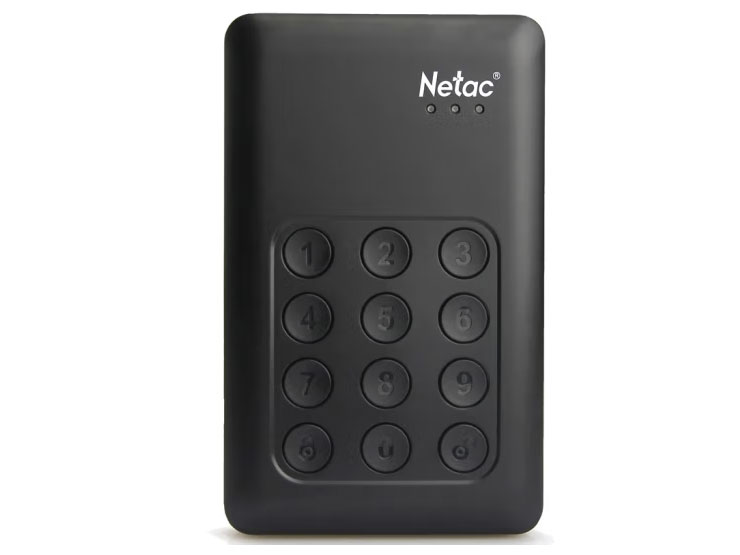 朗科（Netac） 移动硬盘  K390 3.0    按键加密  1T  2T  