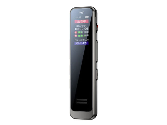 爱国者 aigo录音笔R3315C  一键录音专业普及型高清降噪   16G(黑) 32G(黑)