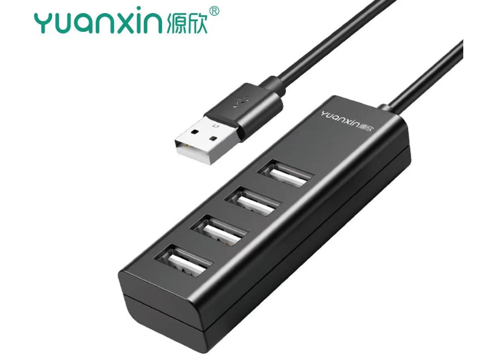 源欣X-2328  USB2.0 盒装 4口    线长1.2米