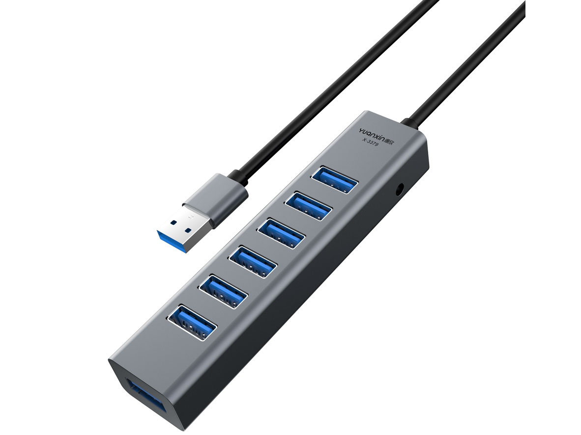 源欣X-3379 七口 USB3.0 1.5米