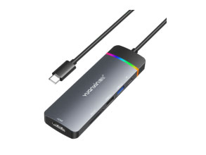 源欣X-32036           跑马灯款                  C口转HDMI+SD+TF+PD+U3+U2（六合一）