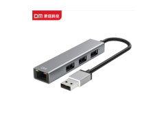 DM大迈 CHB011             U2转U2*3+百兆网口