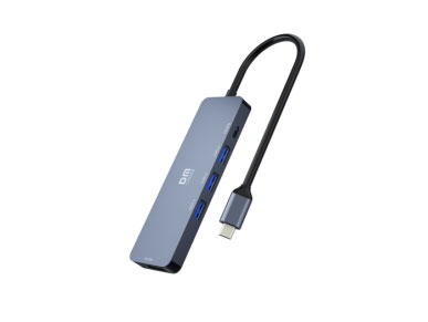 DM大迈 CHB058（五合一）               TYPC-C口转HDMI+U3*3+PD快充
