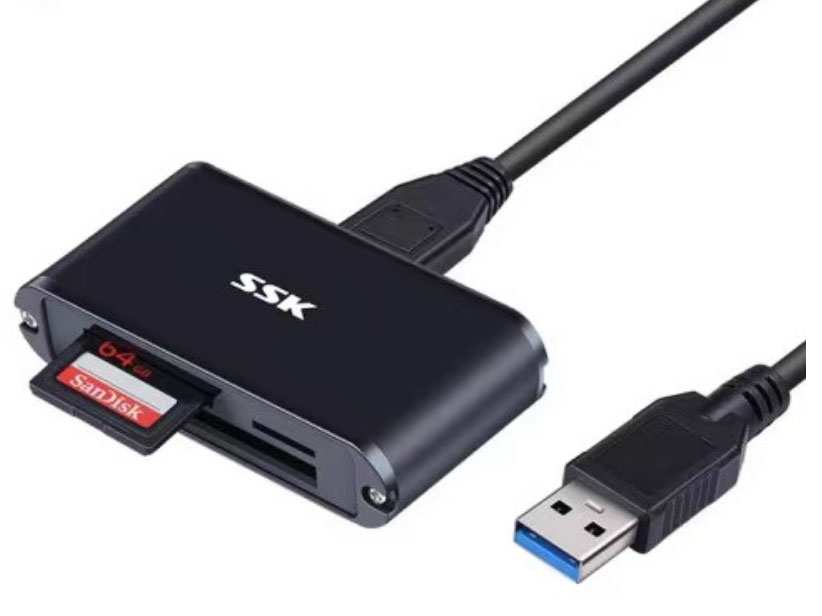 飚王M630 机器人 USB3.0 金属   TF/SD/CF