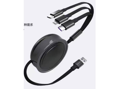 纽曼XS21 一分三伸缩线           （黑、紫、粉、绿）