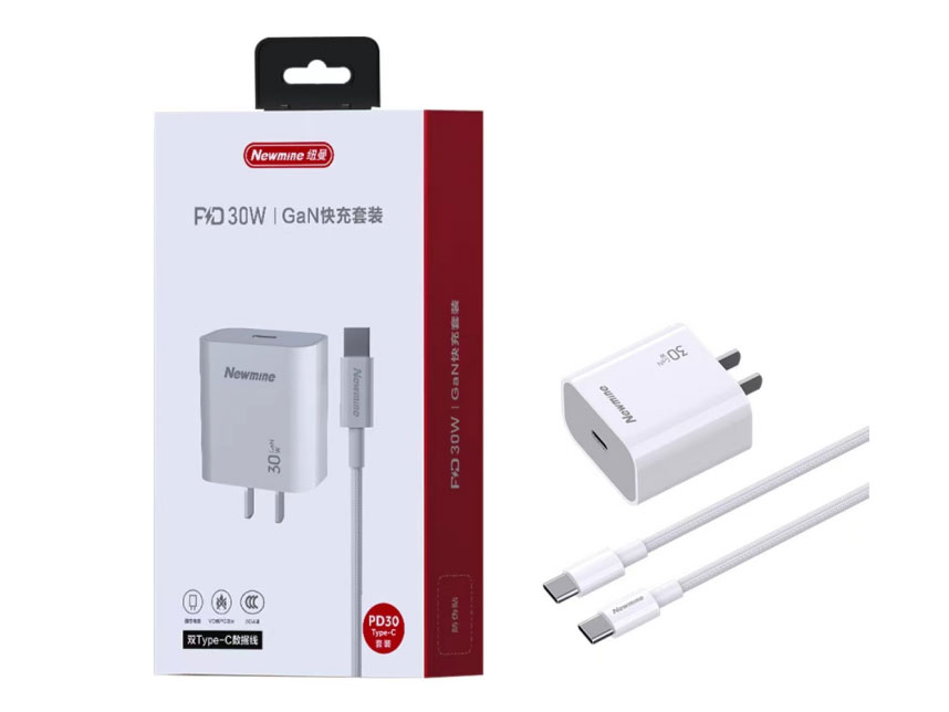 纽曼PD30氮化镓              双type-c 苹果快充套装
