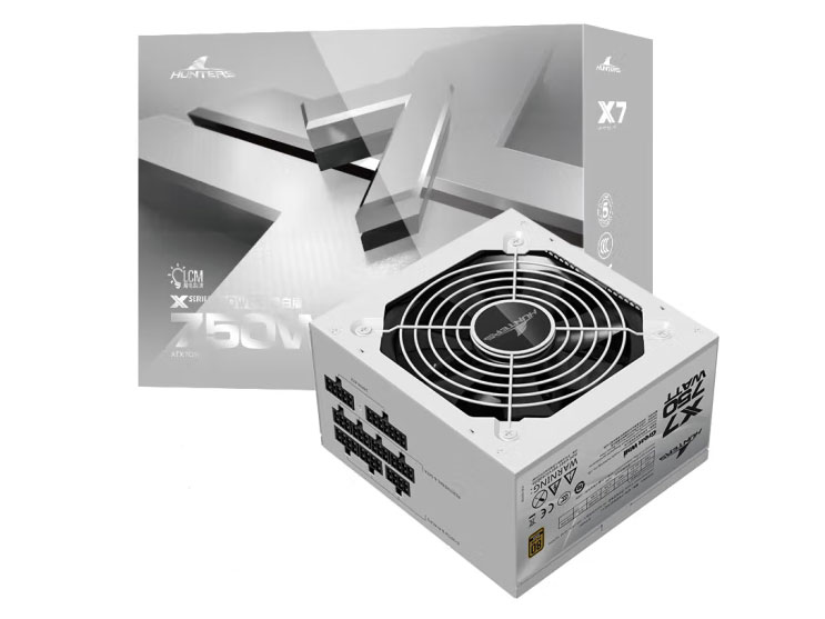 长城电源X7金牌全模（白） 额定 750W