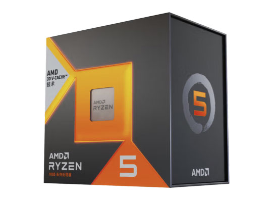 AMD锐龙5 7600X3D游戏处理器102MB游戏缓存6核12线程 加速频率至高4.7GHz盒装CPU 畅玩无畏契约/CSGO