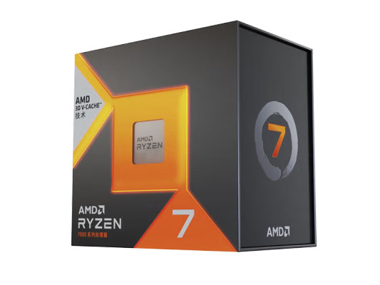 AMD锐龙7 7800X3D游戏处理器8核16线程104MB游戏缓存 加速频率至高5.0GHz盒装CPU 畅玩无畏契约/CSGO
