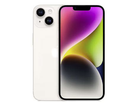 Apple/苹果 iPhone 14 (A2884) 128GB 支持移动联通电信5G 双卡双待手机  黑/白/蓝