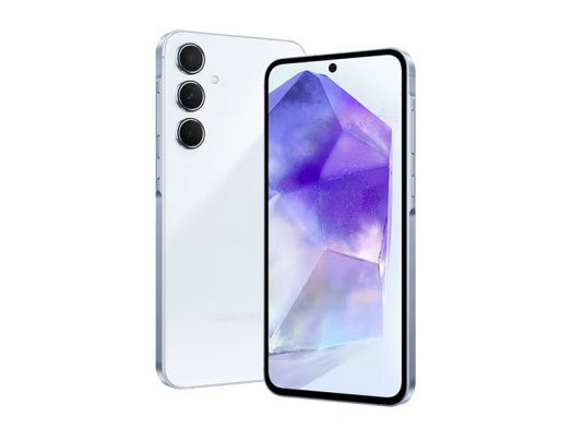 三星Samsung Galaxy A55 5000万像素 拍照手机 5000mAh 长续航手机 5G游戏手机 8GB+256GB 浅瓷蓝/柠柚黄