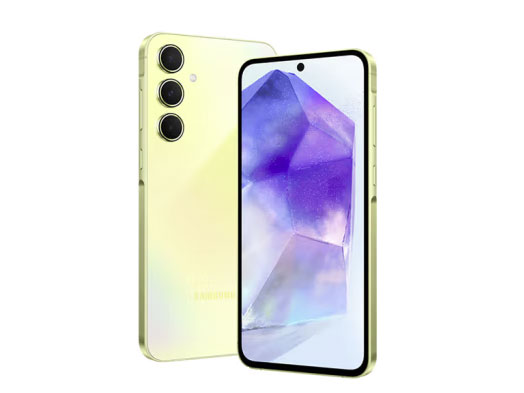 三星Samsung Galaxy A55 5000万像素 拍照手机 5000mAh 长续航手机 5G游戏手机 12GB+256GB 浅瓷蓝/柠柚黄