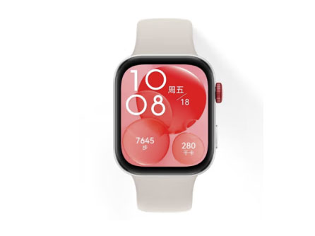 华为WATCH FIT 3 智能手表月光白轻薄大屏运动减脂长续航 男女情侣手表