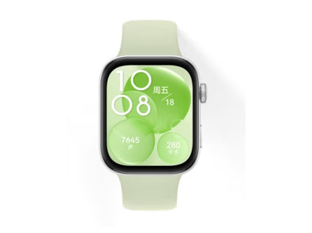 华为WATCH FIT 3 智能手表 原野绿 轻薄大屏运动减脂 男女情侣手表
