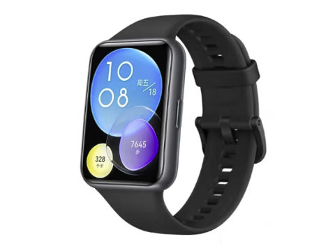  华为HUAWEI WATCH FIT 2 活力款 幻夜黑 华为手表 运动智能手表血氧自动检测蓝牙通话10天长续航户外运动 黑/粉