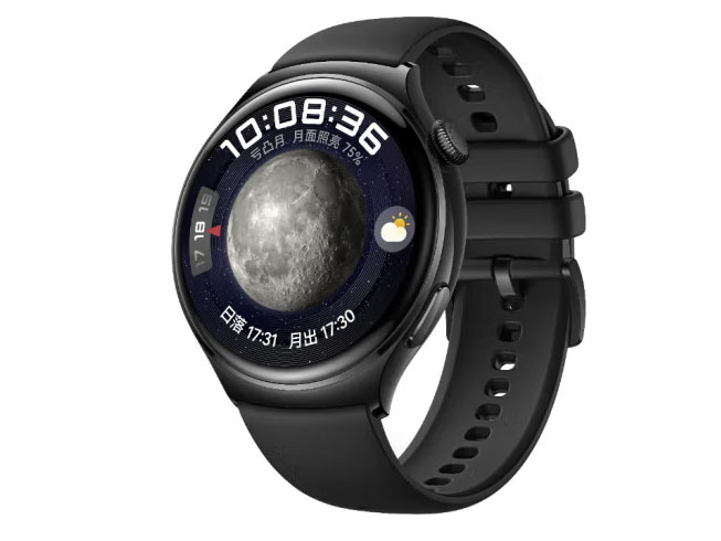 华为（HUAWEI）WATCH 4 幻月黑 46mm表盘 eSIM独立通话 微信手表版 华为运动智能手表男女表