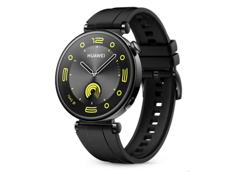 华为 HUAWEI WATCH GT4 华为智能运动健康手表科学运动减脂管理长续航黑色氟橡胶表带41mm幻夜黑