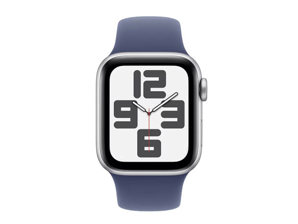 Apple/苹果 Watch SE 智能手表GPS+蜂窝款40毫米 星光色/午夜色/银色铝金属表壳丹宁色运动型表带S/M MXHN3CH/B 