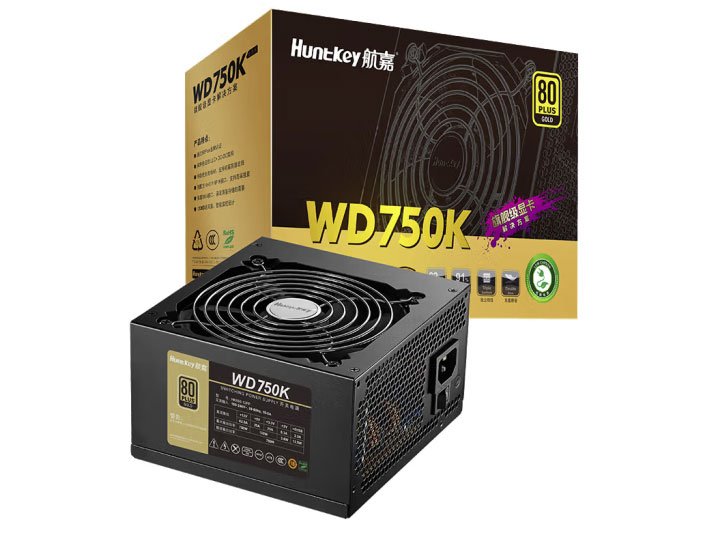 航嘉（Huntkey）WD750K金牌750W电源