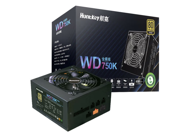  航嘉（Huntkey）WD750K全模组 金牌750W电脑电源
