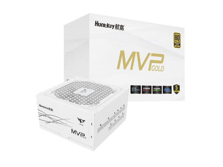 航嘉电源 MVPK650金牌全模组白色（650W) 