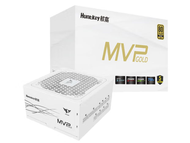 航嘉电源 MVPK750金牌全模组白色（750W) 