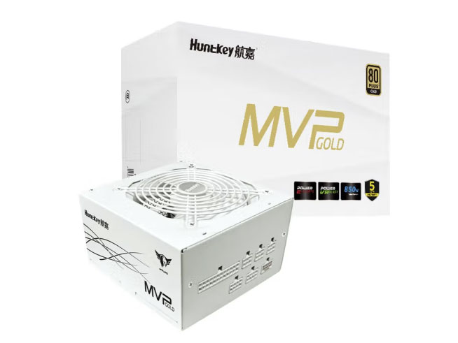 航嘉电源 MVPP850 白金全模组白色（850W) 