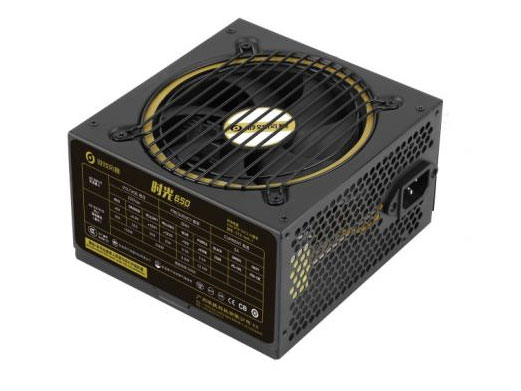 游戏风暴 时光650 时光电源(额定功率500W,12CM静音风扇,双路+12V输出)
