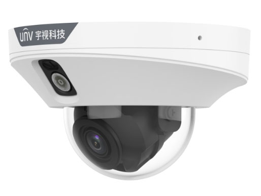 宇视   IPC353I-FW-PAEKCF20-TK1-V1-DT  【电瓶车检测系列】300万电梯TOF双光警戒蝶形半球网络摄像机