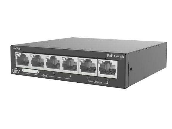 宇视   NSW2020-6T-POE-DT  非网管以太网交换机(PoE)