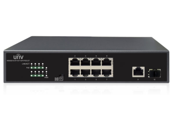 宇视  NSW2010-8T1GT1GP-POE-DT  以太网交换机主机(PoE)