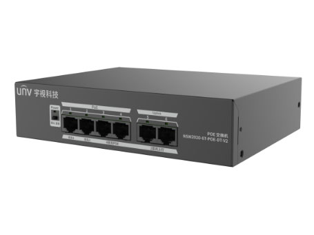 宇视  NSW2020-6T-POE-DT-V2  非网管以太网交换机(PoE)
