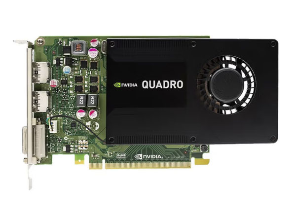 英伟达（NVIDIA） Quadro专业图形显卡 台式机 工作站显卡 K2200 4G显卡 2*DP+DVI接口