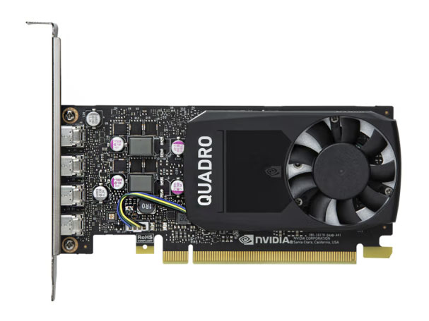 英伟达（NVIDIA）Quadro P1000 4GB GDDR5 专业显卡 工业包装